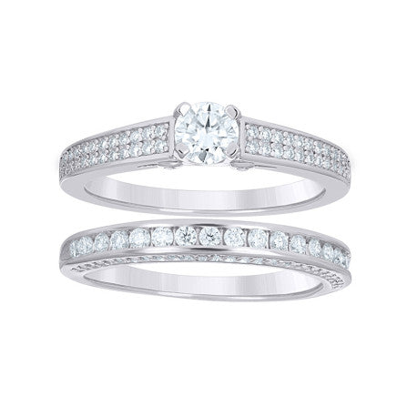 925 Sterling Silver Moissanite Ring