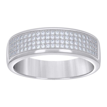 925 Silver Ring With Moissanite S6-S12 Ctw 0.60