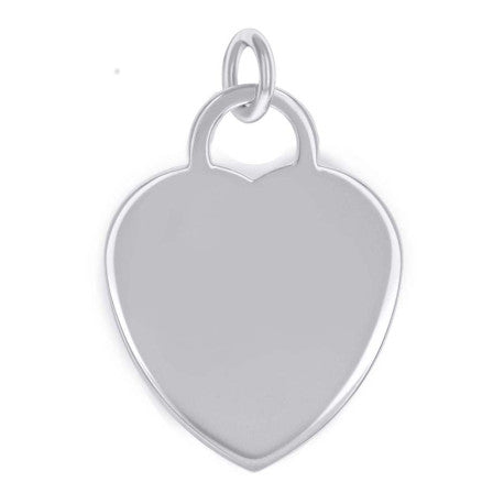 925 Sterling Silver 6.5mm Pendant Silver Plated