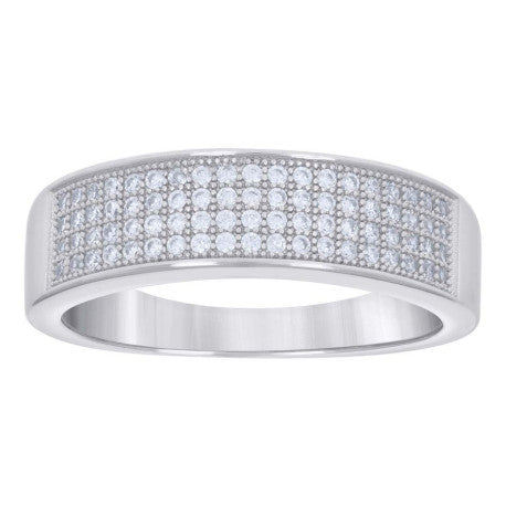 925 Silver Ring With Moissanite S6-S9 Ctw 0.53