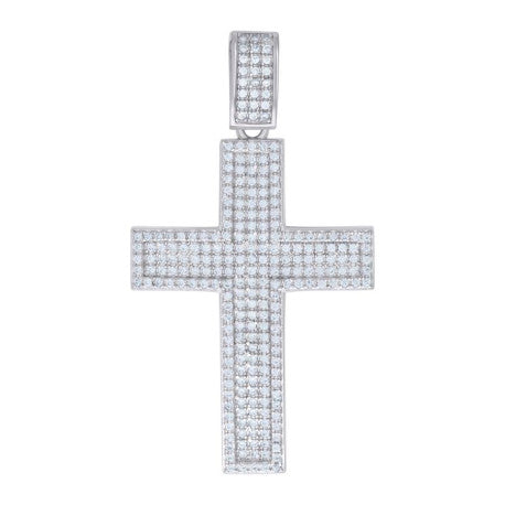 925 Sterling Silver Pendant Moissanite 1.07Ctw