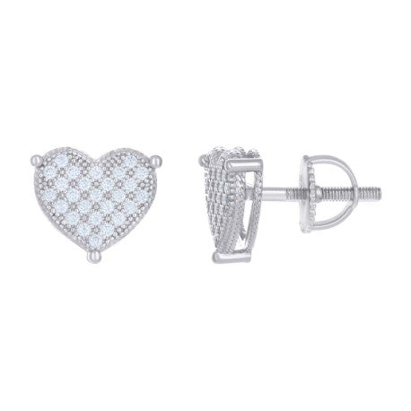 925 Sterling Silver 0.32Ct Moissanite Earrings