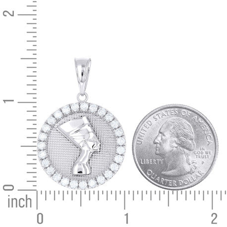 925 Sterling Silver Moissanite Pendant