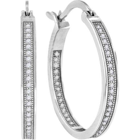 925 Micro Pave Earring