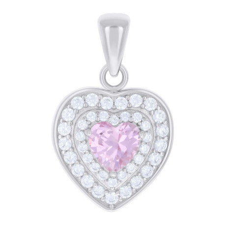925 Sterling Silver Cz Pendant
