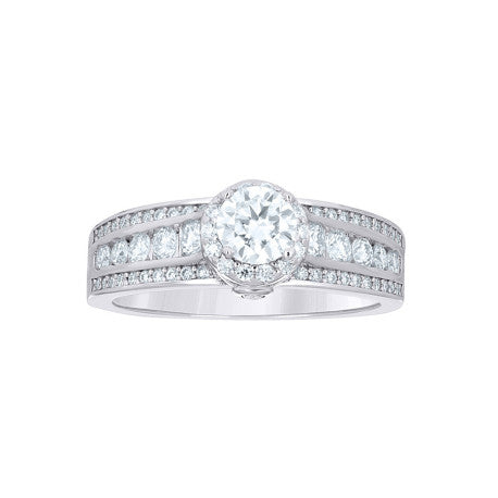 925 Sterling Silver Moissanite Ring