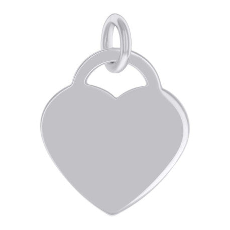 925 Sterling Silver 6.5mm Pendant Silver Plated