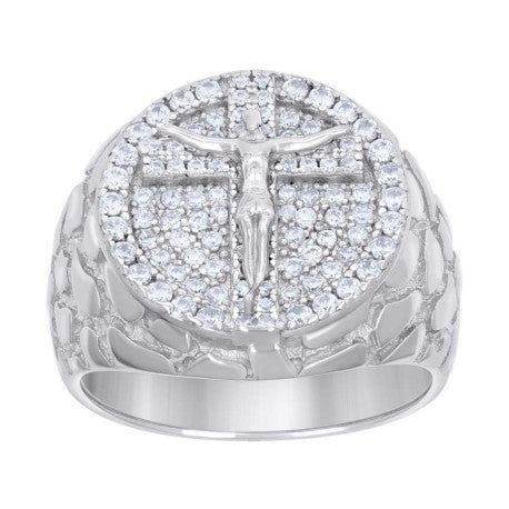 925 Sterling Silver Ring Moissanite 0.98Ctw