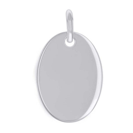 925 Sterling Silver 6.5mm Pendant Silver Plated