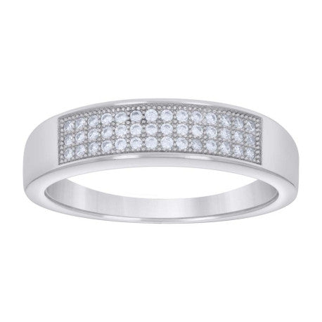 925 Silver Ring With Moissanite S6-S9 Ctw 0.30