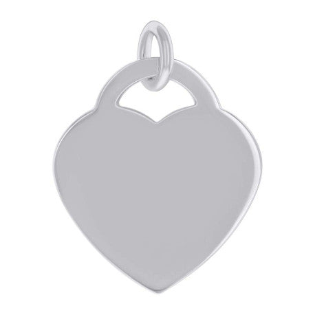 925 Sterling Silver 6.5mm Pendant Silver Plated