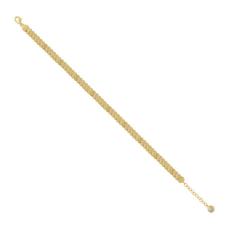 10Kt Gold Turkish Bracelet 8"