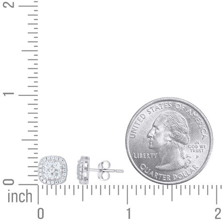 925 Sterling Silver Moissanite Earrings