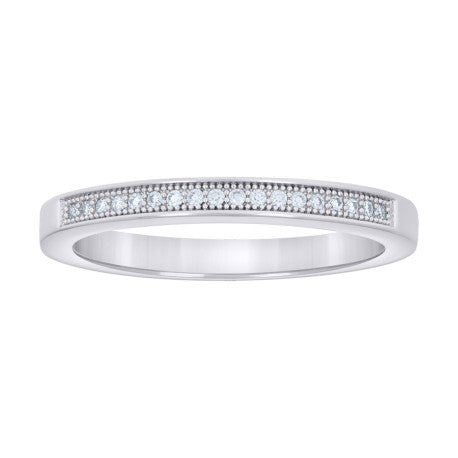 925 Silver Ring With Moissanite S6-S9 Ctw 0.13