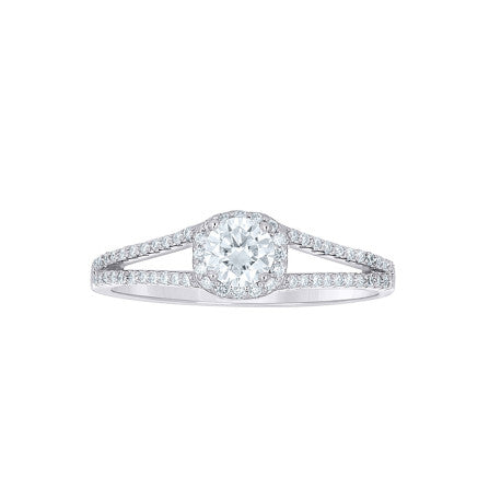 925 Sterling Silver Moissanite Ring