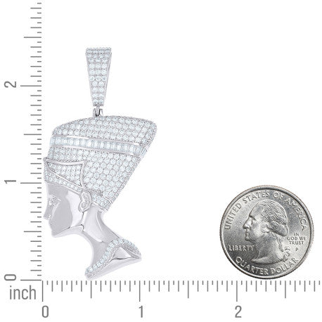 925 Sterling Silver Moissanite Pendant