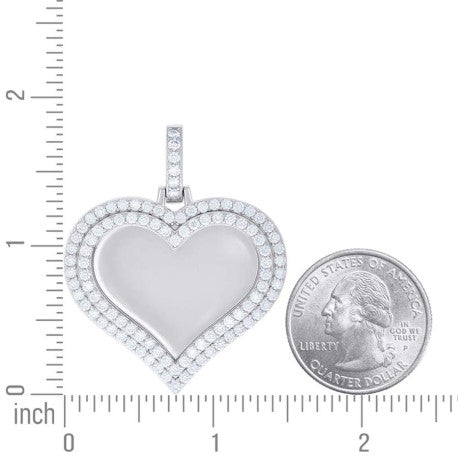 925 Sterling Silver Cz Pendant