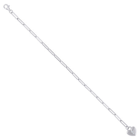 925 Sterling Silver 19Cm Bracelet 8"+0.5"