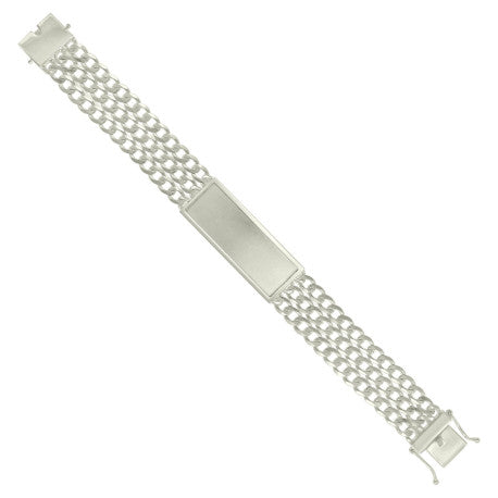 925 Sterling Silver Id Bracelet 8"