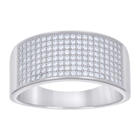 925 Silver Ring With Moissanite S6-S12 Ctw 1.12