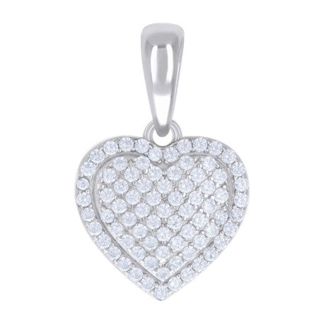 925 Sterling Silver Pendant Moissanite 1.13Ctw