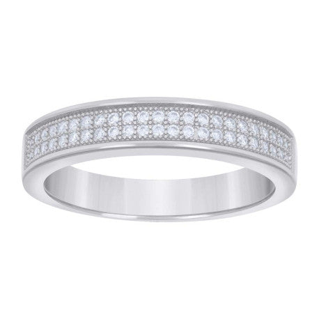 925 Silver Ring With Moissanite S6-S12 Ctw 0.32