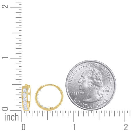 10Kt Gold Hoop Earrings