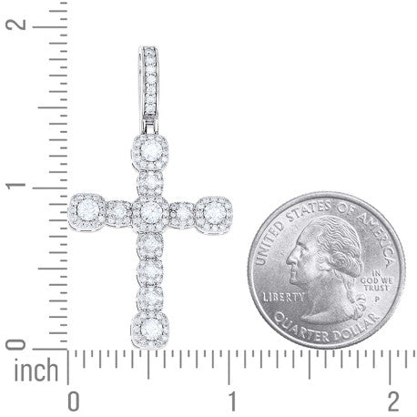 925 Sterling Silver Moissanite Pendant