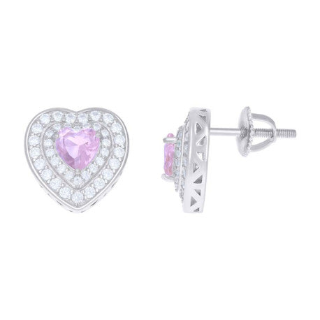 925 Sterling Silver Cz Earrings
