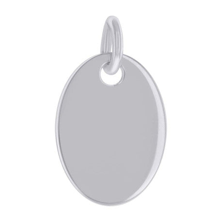 925 Sterling Silver 6.5mm Pendant Silver Plated
