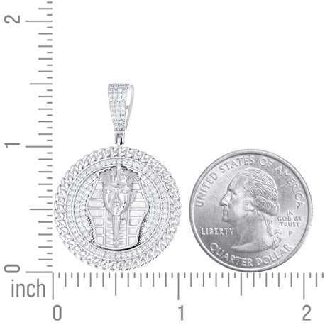 925 Sterling Silver Moissanite Pendant