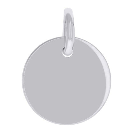 925 Sterling Silver 6.5mm Pendant Silver Plated