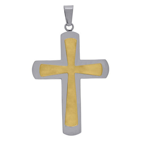 Stainless Steel Two Tone Pendant